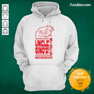 Drive-Away Dolls Uncle Gino's Comfort Colors Pocket hoodie