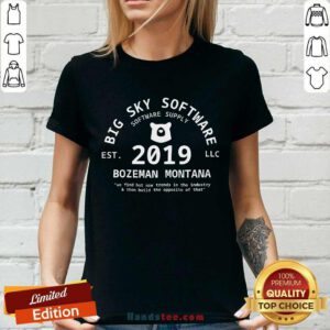 Big Sky Software 2019 Bozeman Montana ladies-tee