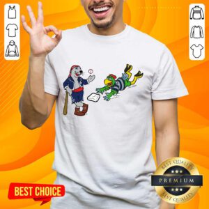Columbus Clippers 108 Stitches Mascot T-shirt