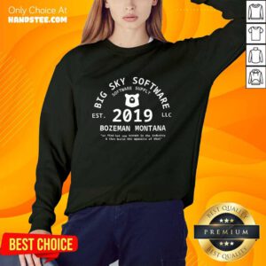 Big Sky Software 2019 Bozeman Montana sweater