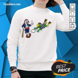 Columbus Clippers 108 Stitches Mascot sweater
