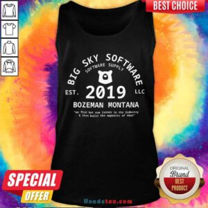 Big Sky Software 2019 Bozeman Montana tank-top