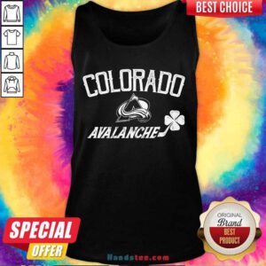 Colorado Avalanche St Patrick's Day Richmond Clover tank-top