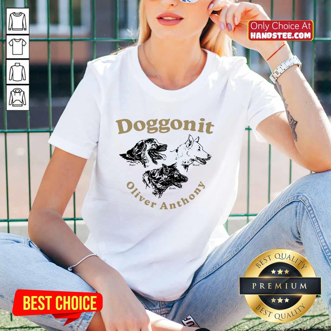 Doggonit Oliver Anthony v-neck