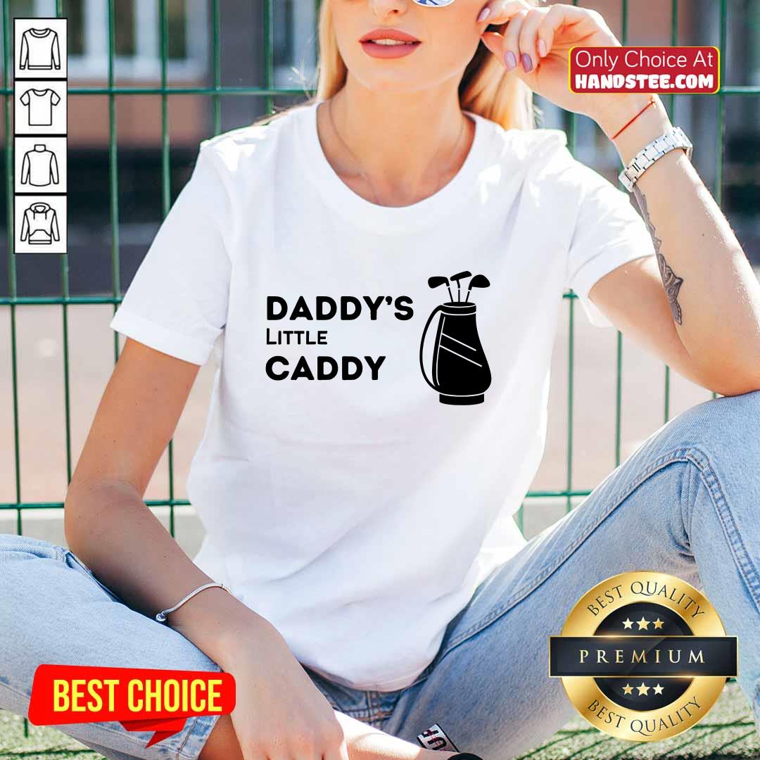 Daddy's Little Caddy Golf v-neck
