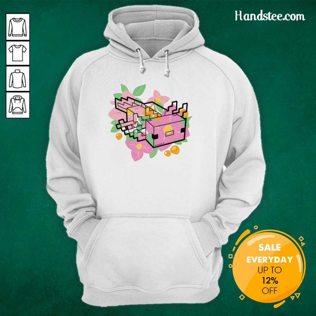 Axolotl Minecraft Spring Adventure hoodie
