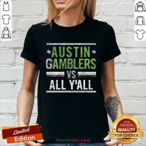 Texas Austin Gamblers Vs All Y'all ladies-tee