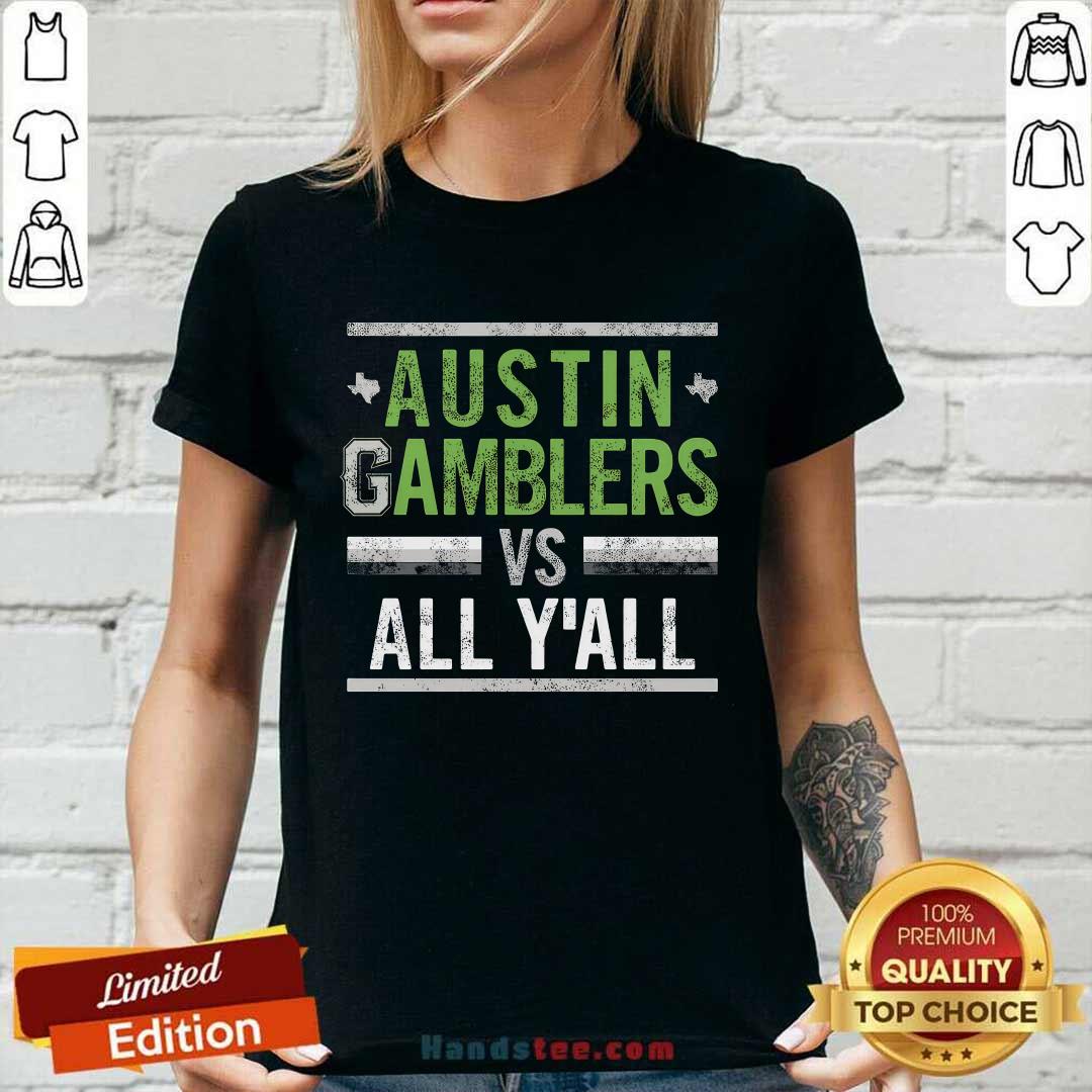 Texas Austin Gamblers Vs All Y'all ladies-tee