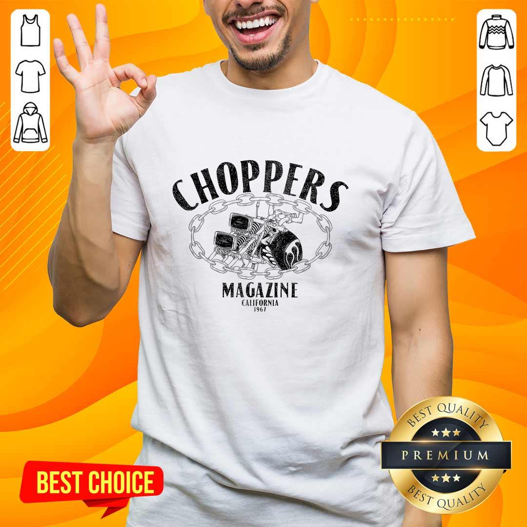 Choppers Chain Magazine California 1967 T-shirt