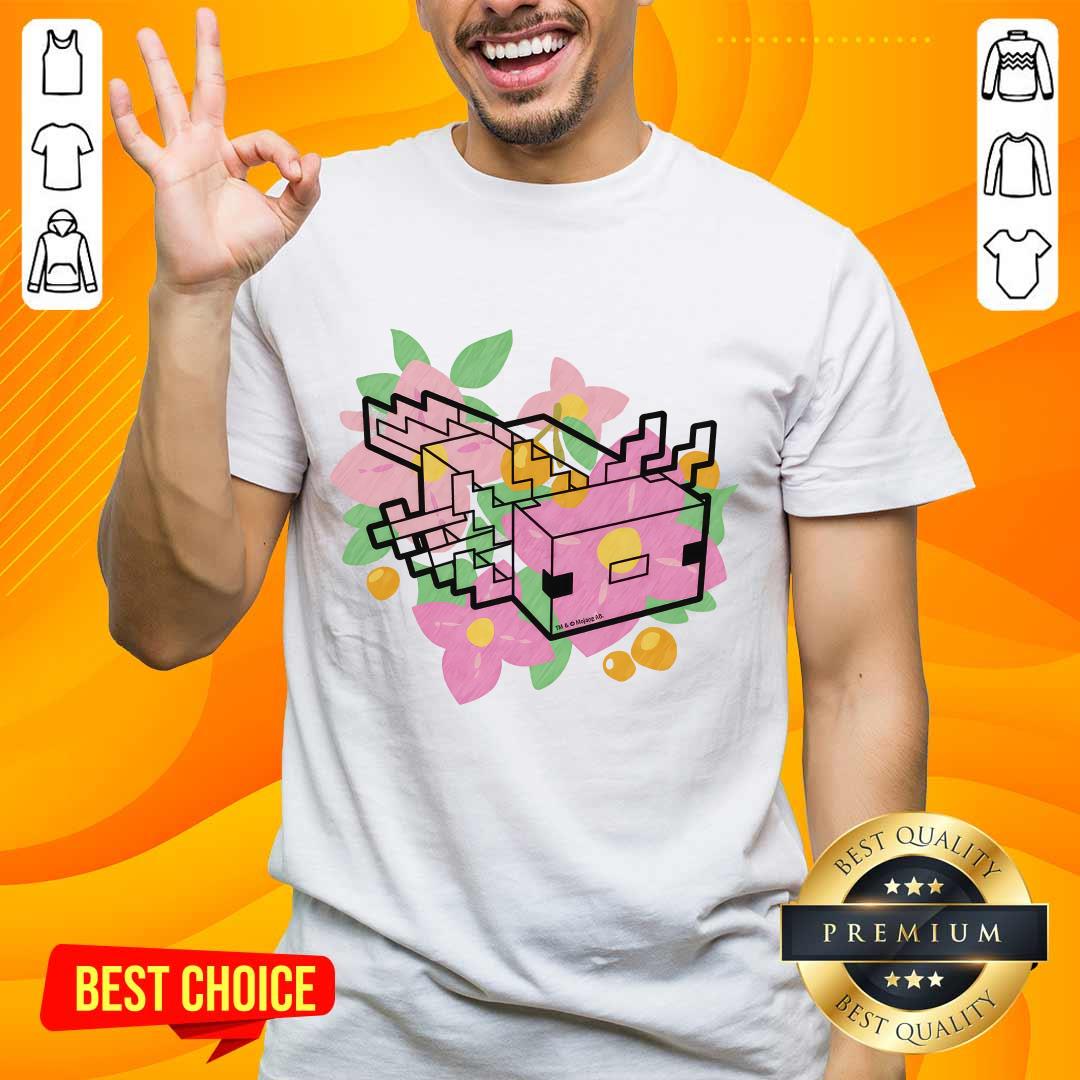 Axolotl Minecraft Spring Adventure T-shirt