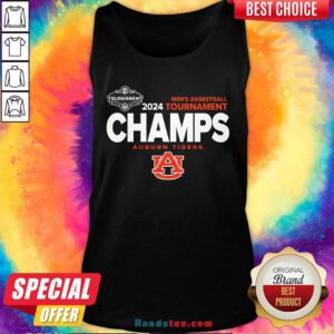 Auburn Tigers 2024 SEC Men's Basketball Conference Tournament Champions Locker Room tank-top