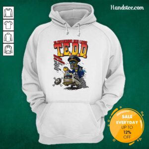Bloodhound Bus Lines TEDD Making All Stops Bus Depot Diner Farm Station Town Zombie Hoodie