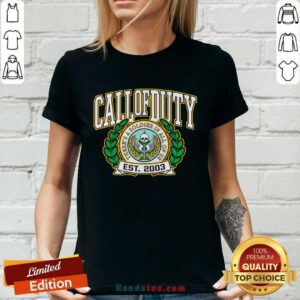 Call of Duty Alma Mater There's Soldier In All Off US Ladies-tee