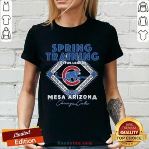 Chicago Cubs Spring Training Black Ladies-tee
