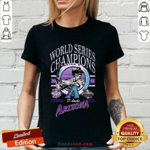Arizona Diamondbacks World Series Champions Black Ladies-tee