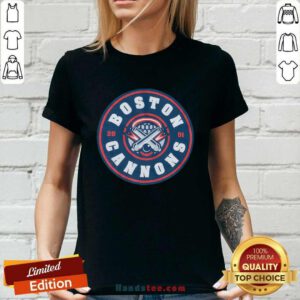 Champion Boston Cannons Primary Logo Ladies-tee