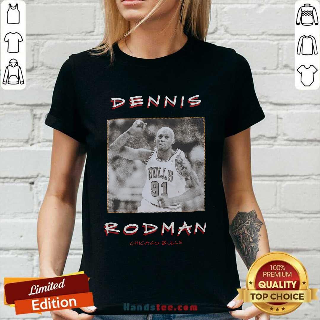 Chicago Bulls Dennis Rodman Ladies-tee