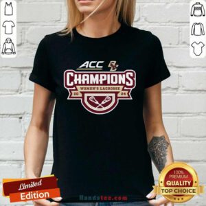 Boston College Eagles 2024 ACC Women's Lacrosse Tournament Champions Ladies-tee