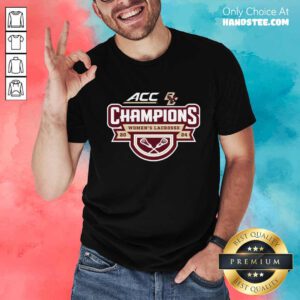 Boston College Eagles 2024 ACC Women's Lacrosse Tournament Champions T-Shirt