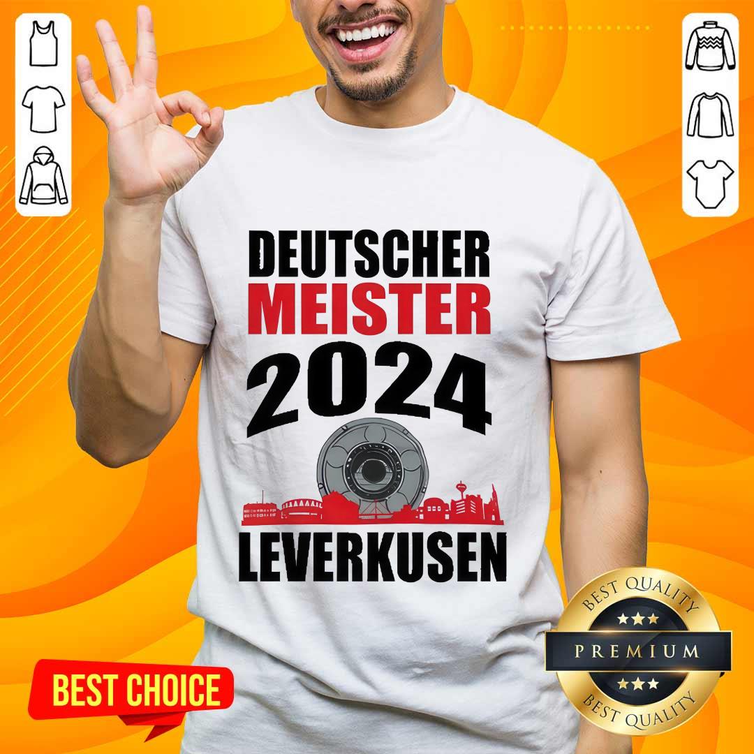 Bayer Leverkusen 2024 Champions Deutscher Meister T-shirt
