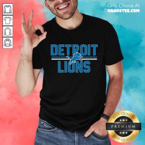Black Detroit Lions Mesh Team Graphic T-Shirt