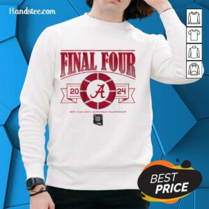 Alabama Crimson Tide Final Four 2024 NCAA Men's Basketball Championship sweater