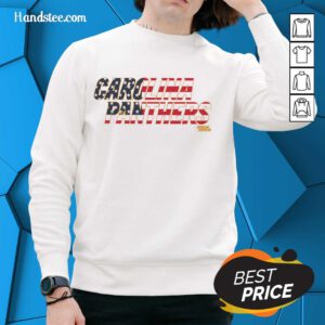 Carolina Panthers Flag Script Franklin Sweater