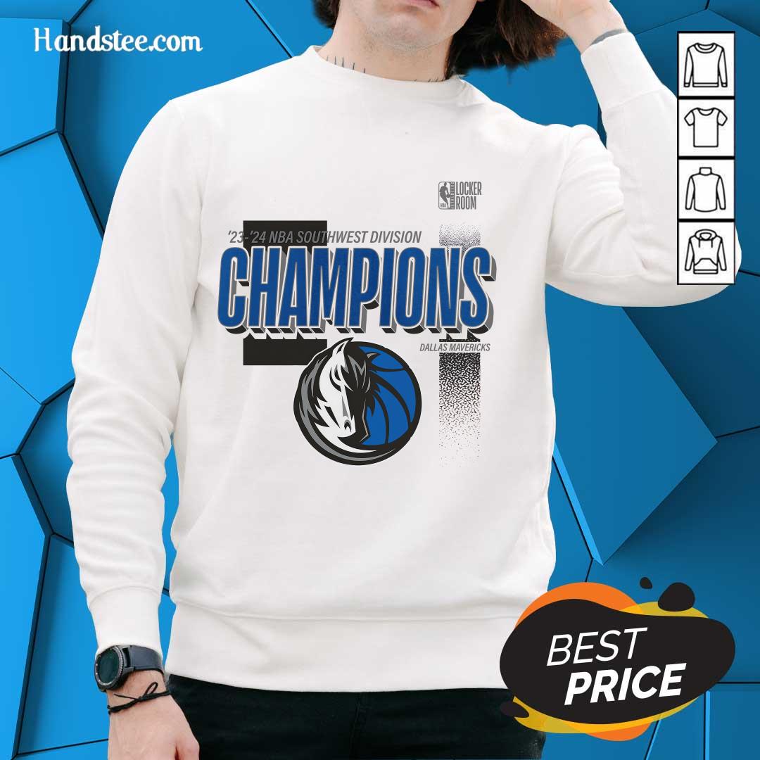 Dallas Mavericks 2024 Southwest Division Champions Locker Room Sweater