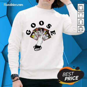 Baseball Cards Goose Sweater