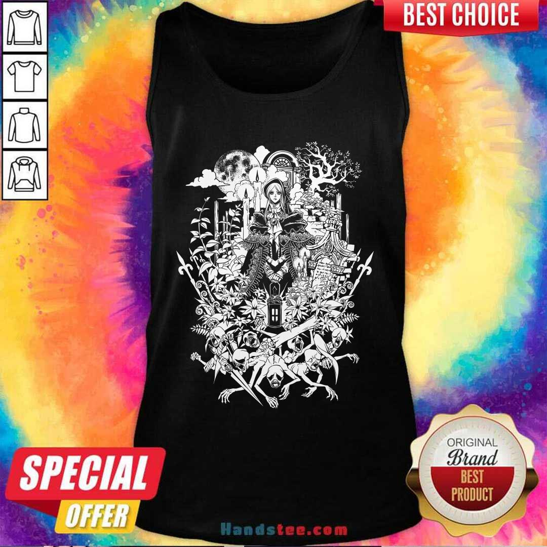 Bloodborne Hunter's Dream Black Tank-top