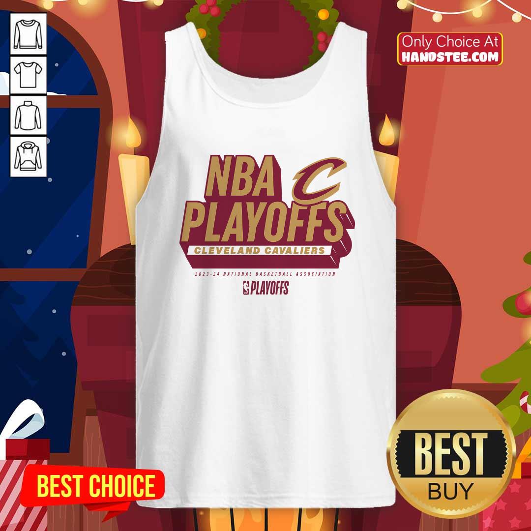 Cleveland Cavaliers 2024 NBA Playoffs Defensive Stance Tank-top