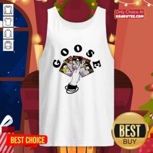 Baseball Cards Goose Tank-top