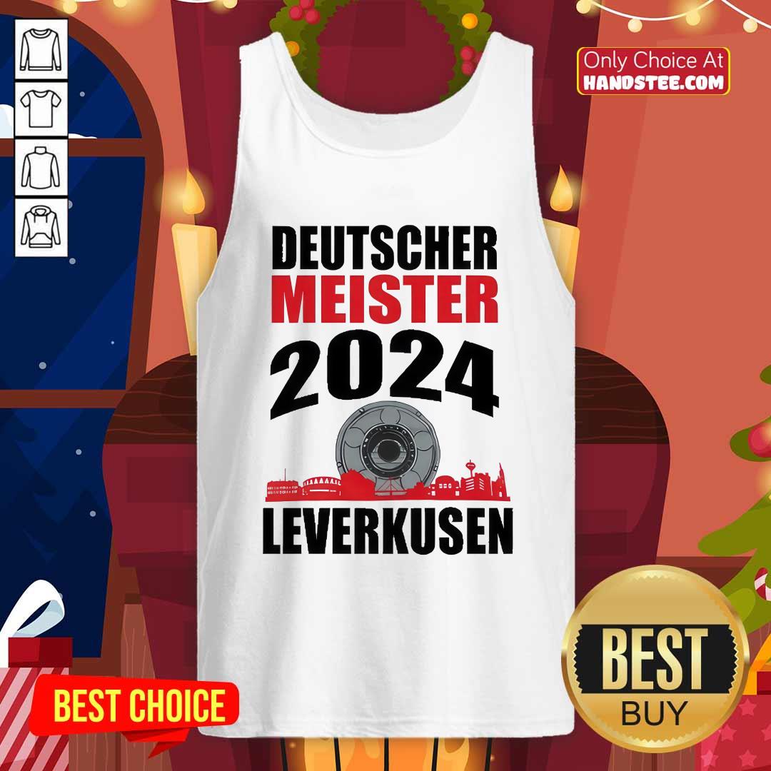 Bayer Leverkusen 2024 Champions Deutscher Meister Tank-top