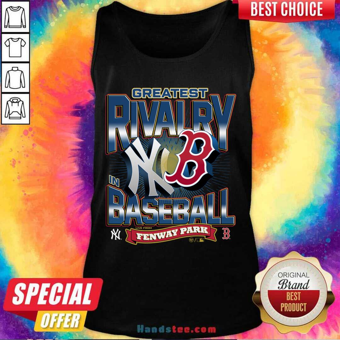 Boston Red Sox 47 Greatest Rivalry Baseball Tubular Vintage Tank-top
