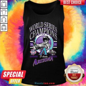 Arizona Diamondbacks World Series Champions Black Tank-top