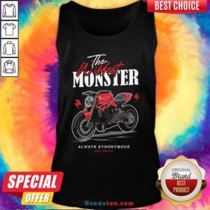 The Wildest Monster Motorbike Always Synonymous Moloman Tank-top