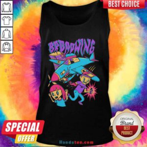 Broadwing Planes Eat Scene Kids Tank-top