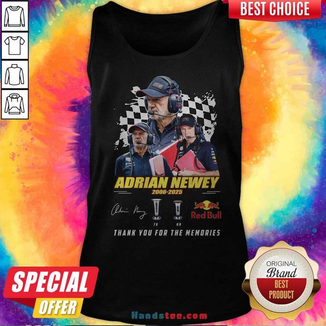 Adrian Newey 2006-2025 Thank You For The Memories Tank-top