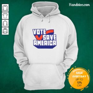 Awesome Check Mark Vote Save America Hoodie