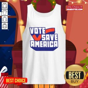 Awesome Check Mark Vote Save America Tank-top