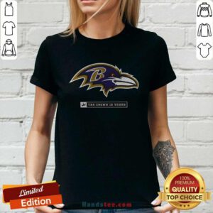 Baltimore Ravens Crown The Crown Is Yours Ladies-tee