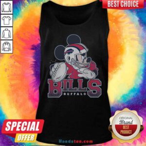 Buffalo Bills Mickey At Quarterback Disney Vintage Football Tank-top