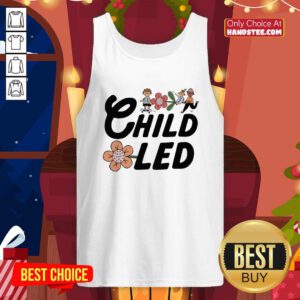 Cute Child Led Flower Tank-top