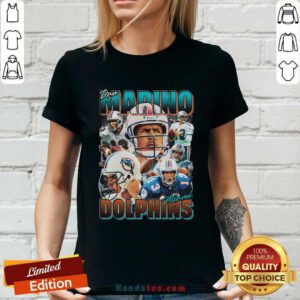 Great Dan Marino Tee Shirt Miami Dolphins NFL Football Ladies-tee