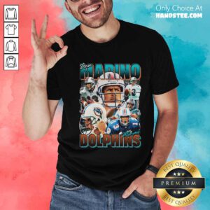 Great Dan Marino Tee Shirt Miami Dolphins NFL Football Shirt