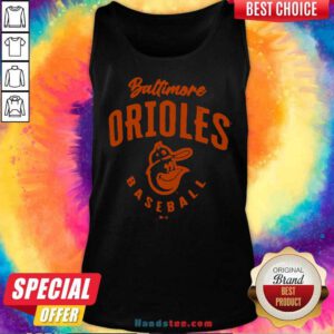 Nice Baltimore Orioles Cooperstown Collection Washed Baseball Tank-top