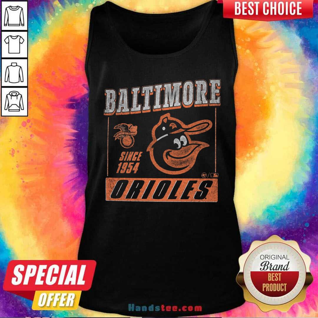 Nice Baltimore Orioles Since 1954 Tank-top