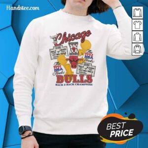 Nice Chicago Bulls Back 2 Back Champions Sweater