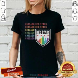 Nice Chicago Red Stars Repeat Ladies-tee