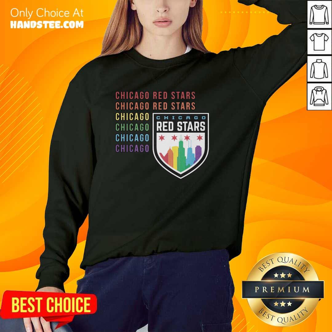 Nice Chicago Red Stars Repeat Sweater